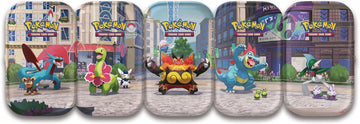 Pokémon TCG Lumiose City Min Tin Display (Box of 10)